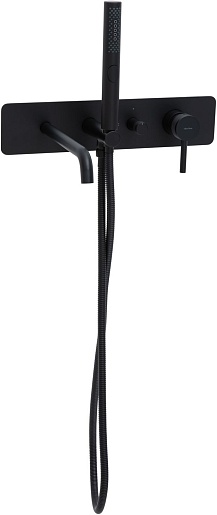 Allen Brau Смеситель для ванны Priority 5.31A05-31 (с внутренней частью) черный матовый – фото-1